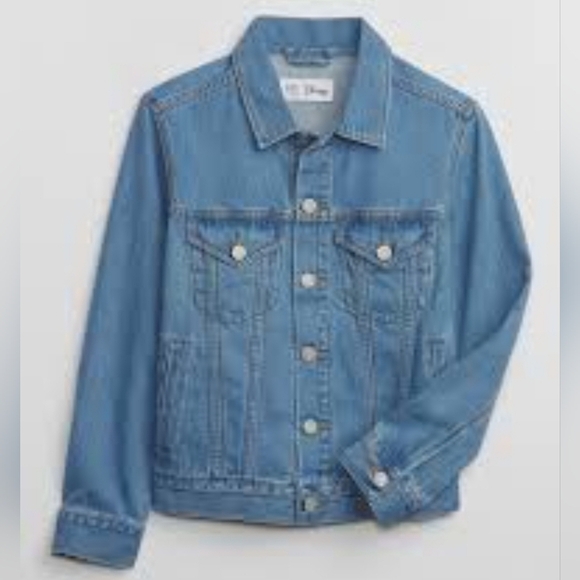 Gap Disney Mickey Mouse Icon Denim Jacket llX Kids- Women's Size Medium - Picture 16 of 16